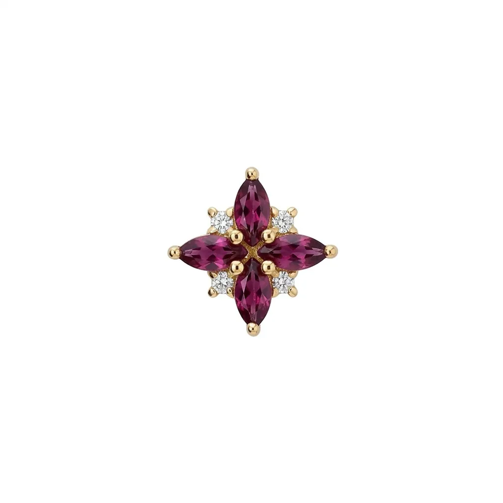 Tiny Pleades — 14k Yellow Gold — BVLA piercing jewellery